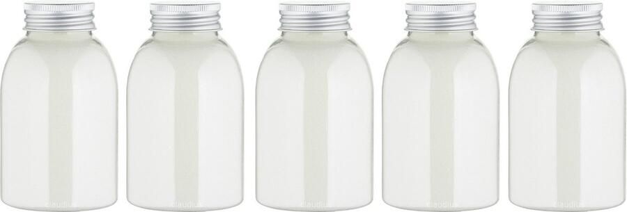 Claudius Cosmetics Benelux B.V. Scrubzout White Lotus 300 gram fles met aluminium dop Hydraterende Lichaamsscrub set van 5 stuks