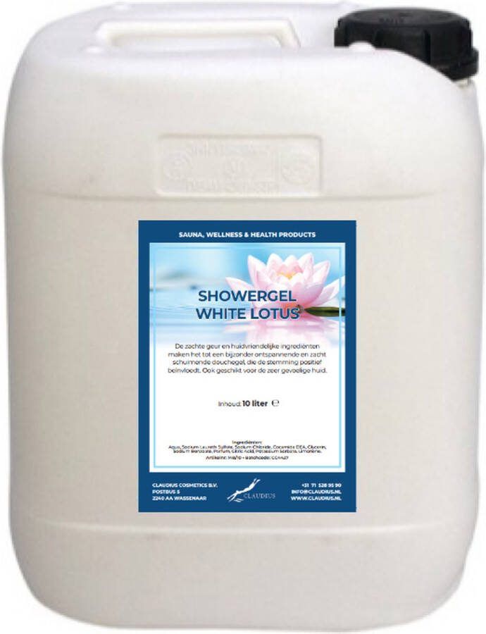 Claudius Cosmetics Benelux B.V. Douchegel White Lotus 10 Liter Showergel