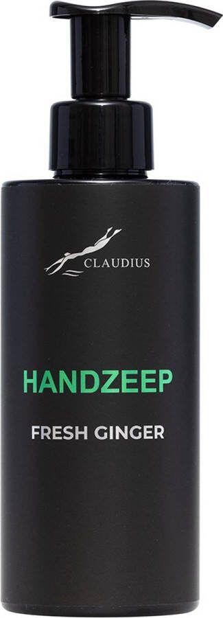 Claudius Cosmetics Benelux B.V. Handzeep Fresh Ginger 300 ml met pomp zwarte fles