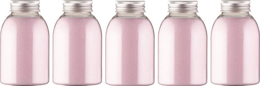 Claudius Cosmetics Benelux B.V. Scrubzout Rozen 300 gram fles met aluminium dop Hydraterende Lichaamsscrub set van 5 stuks