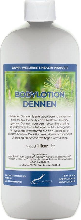 Claudius Cosmetics B.V. Bodylotion Dennen 1 liter