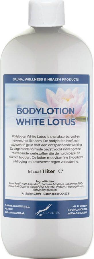 Claudius Cosmetics B.V. Bodylotion White Lotus 1 liter