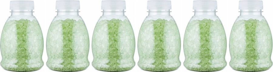 Claudius Cosmetics B.V. Claudius Badzout Eucalyptus 375 gram Fles met transparante dop Set van 6 stuks