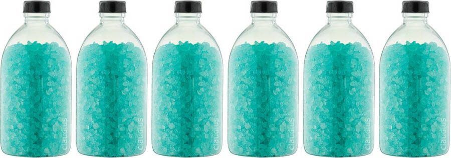 Claudius Cosmetics B.V. Claudius Badzout Hamam 600 gram Fles met zwarte dop set van 6 stuks