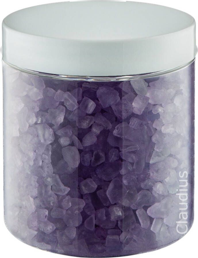 Claudius Cosmetics B.V. Claudius Badzout Lavendel 300 gram Pot met witte deksel set van 6 stuks