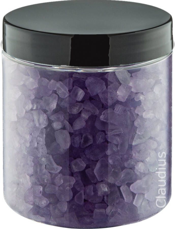 Claudius Cosmetics B.V. Claudius Badzout Lavendel 300 gram Pot met zwarte deksel set van 6 stuks