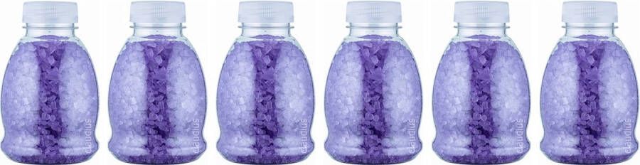 Claudius Cosmetics B.V. Claudius Badzout Lavendel 375 gram Fles met transparante dop Set van 6 stuks