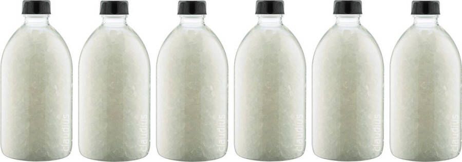 Claudius Cosmetics B.V. Claudius Badzout Relaxing Moment 600 gram Fles met zwarte dop set van 6 stuks