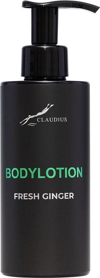 Claudius Cosmetics B.V. Bodylotion Fresh Ginger 300 ml met pomp zwarte fles