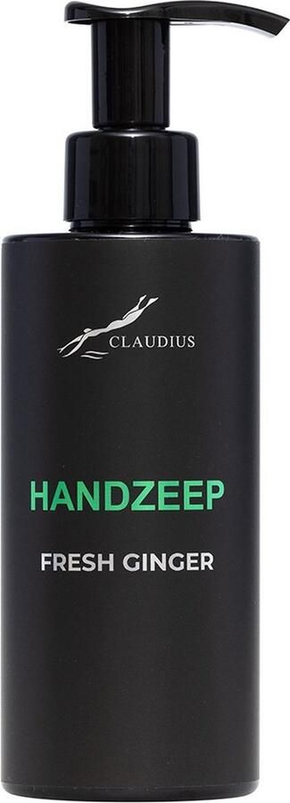 Claudius Cosmetics B.V. Handzeep Fresh Ginger 300 ml met pomp zwarte fles