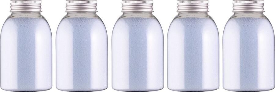 Claudius Cosmetics B.V. Scrubzout Opium 300 gram fles met aluminium dop Hydraterende Lichaamsscrub set van 5 stuks