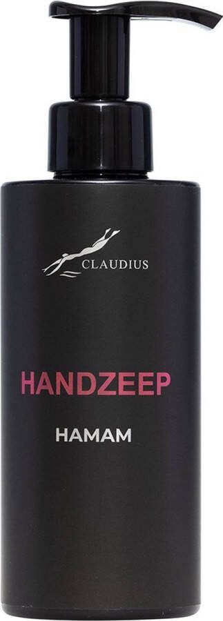 Claudius Cosmetics B.V. Handzeep Hamam 300 ml met pomp zwarte fles