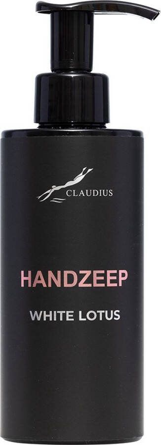Claudius Cosmetics B.V. Handzeep White Lotus 300 ml met pomp zwarte fles