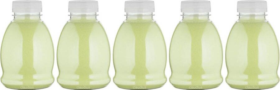 Claudius Cosmetics B.V. Scrubzout Fresh Ginger 375 gram Fles met transparante dop Set van 5 stuks Hydraterende Lichaamsscrub