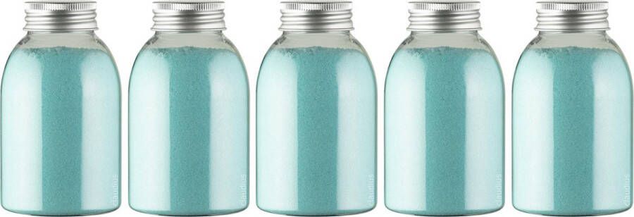 Claudius Cosmetics B.V. Scrubzout Hamam 300 gram fles met aluminium dop Hydraterende Lichaamsscrub set van 5 stuks