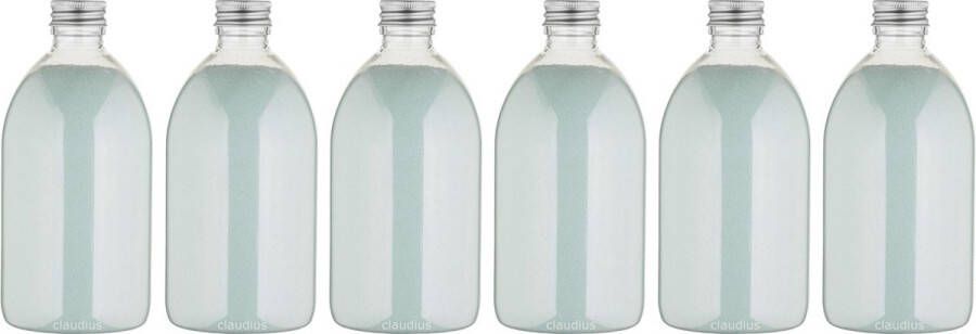 Claudius Cosmetics B.V. Scrubzout Hammam Herbal 650 gram Fles met aluminium dop set van 6 stuks Hydraterende Lichaamsscrub