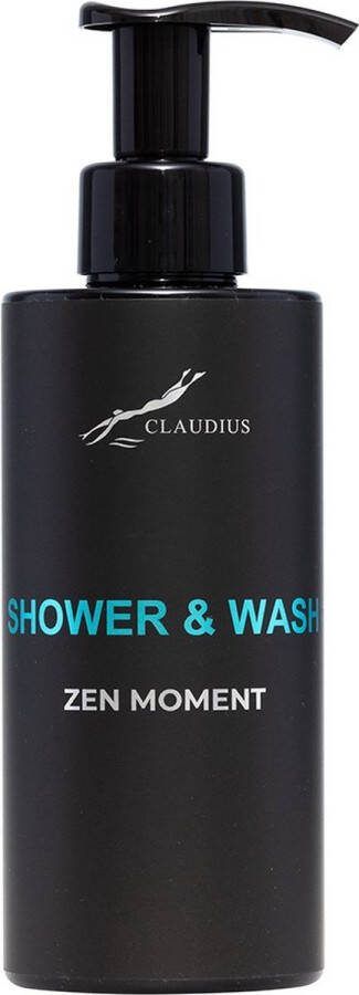 Claudius Cosmetics B.V. Shower & Wash Zen Moment 300 ml met pomp zwarte fles