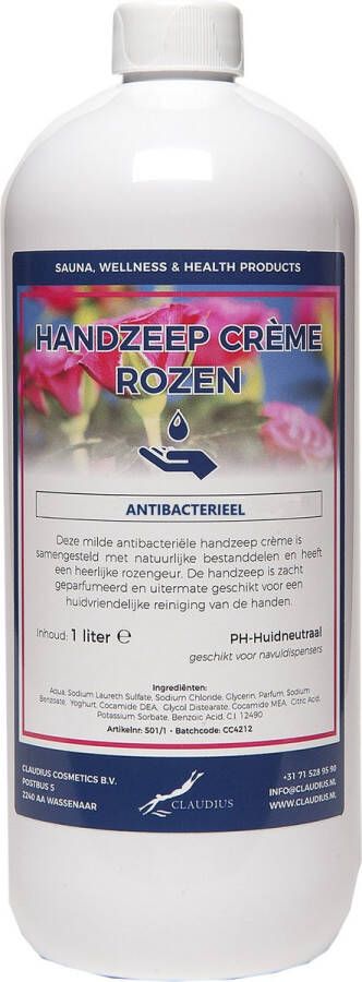 Claudius Cosmetics B.V. Handzeep Rozen 1 liter