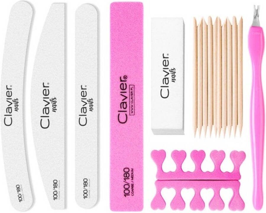 Clavier Manicureset 8 Delig Pedicureset