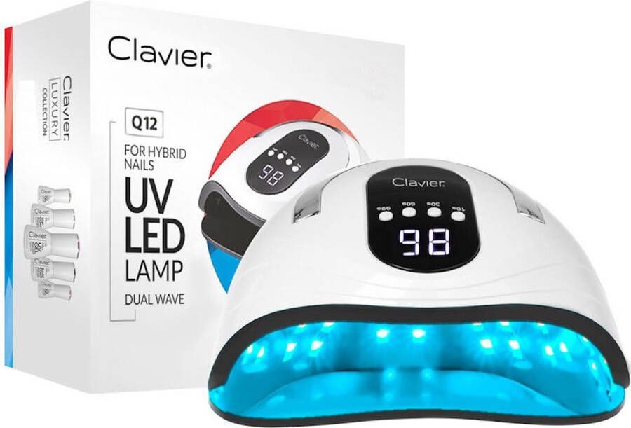 Dermarolling Clavier UV LED Nagellamp 120W Wit Q12