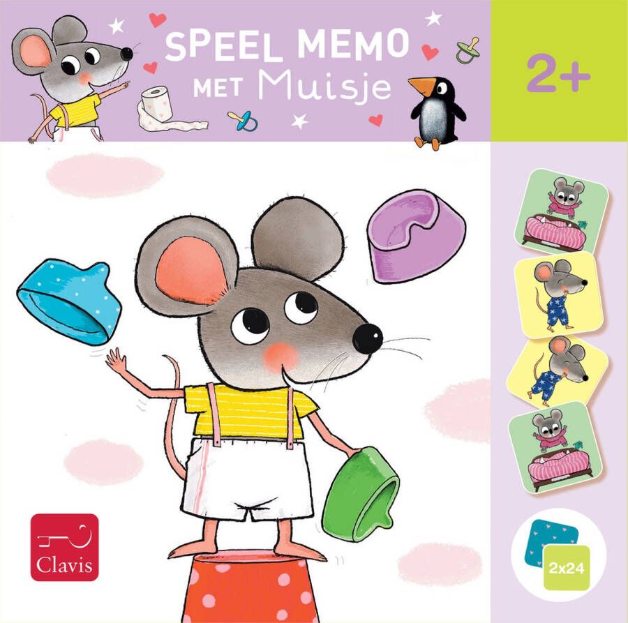 Clavis Speel memo met Muisje. 2+