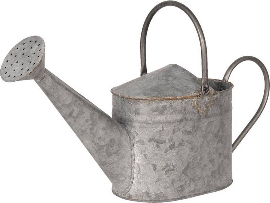 Clayre & Eef Decoratie Gieter 44x12x22 cm Grijs Ijzer Plantengieter