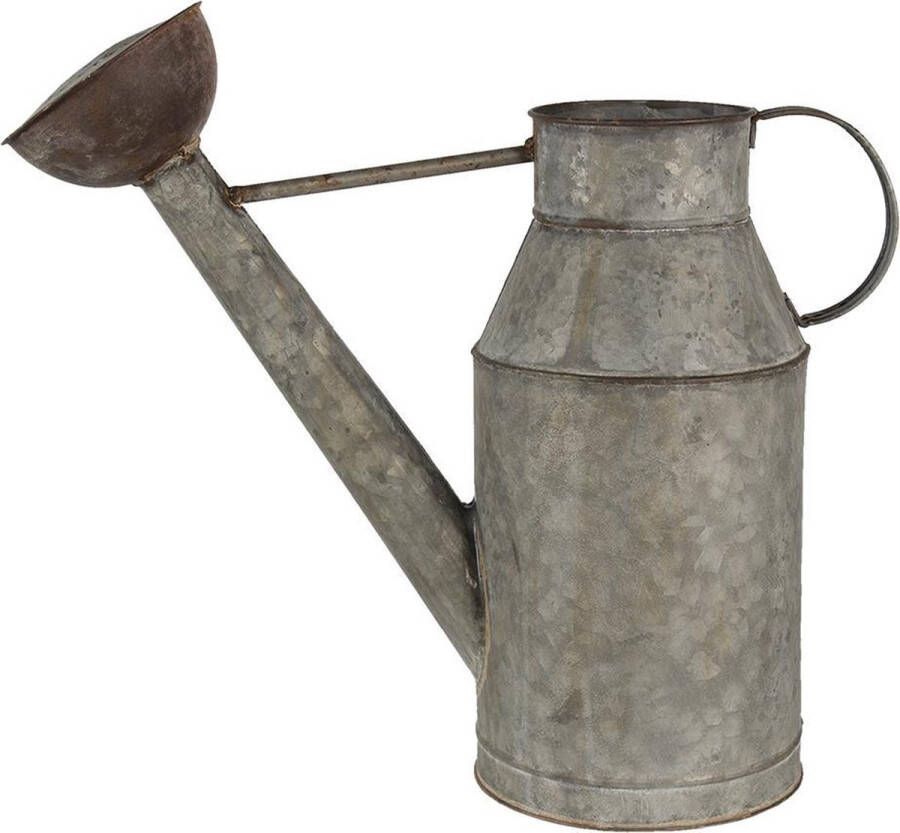 Clayre & Eef Decoratie Gieter 46x18x41 cm Grijs Metaal Plantengieter