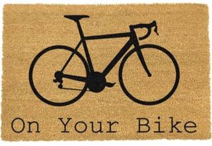 Clayre & Eef Deurmat kokos fiets on your bike 40x60cm