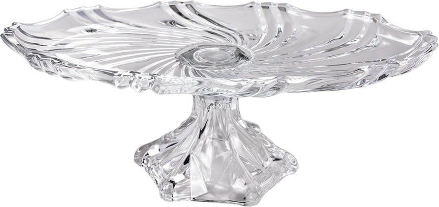 Clayre & Eef LeJoy glazen schaal cristal serveerschaal fruitschaal snoepschaal home decoratie luxe design