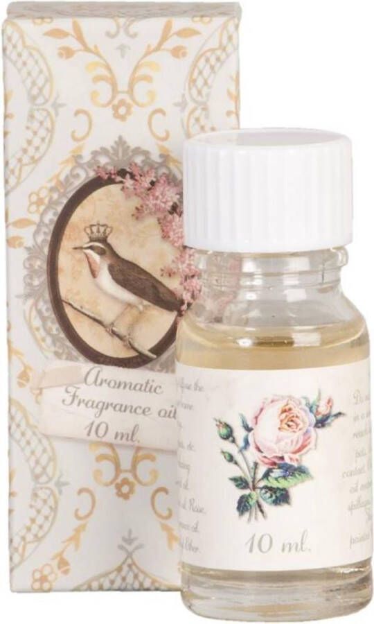 Clayre & Eef Glazen Geurolie aromatic Sweet Rose 10ml