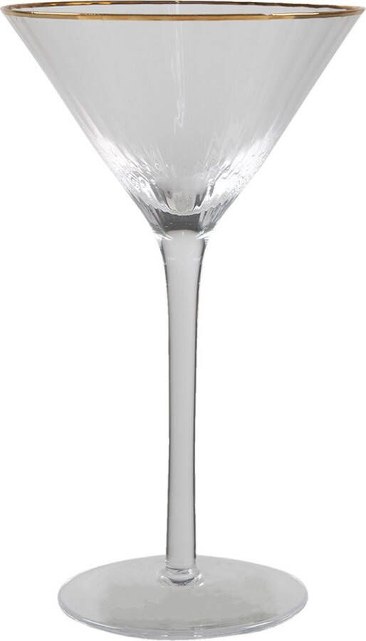 Clayre & Eef Martiniglas 250 ml Glas Wijnglas Champagneglas Cocktailglas