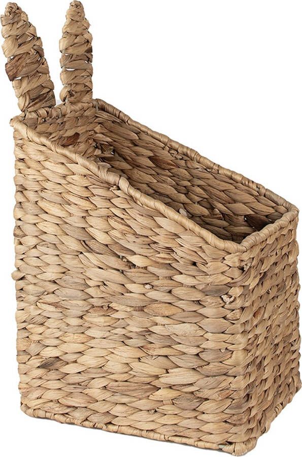 Clayre & Eef Opbergmand 25x18x20 42 cm Bruin Rotan Mand Bruin Mand