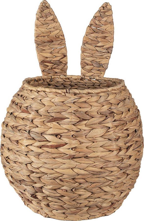 Clayre & Eef Opbergmand Ø 33x30 49 cm Bruin Rotan Mand Bruin Mand