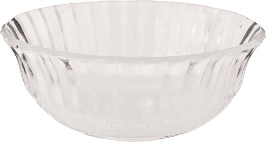 Clayre & Eef Serveerschaal 650 ml Glas Rond Serveerkom
