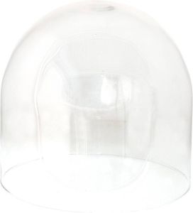 Clayre & Eef Stolp Ø 23x22 Cm Glas Glazen Stolp Transparant Glazen Stolp