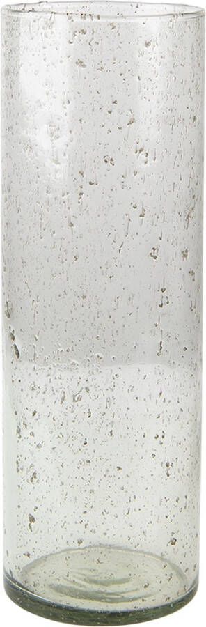 Clayre & Eef Vaas Ø 10x30 cm Glas Glazen Vaas