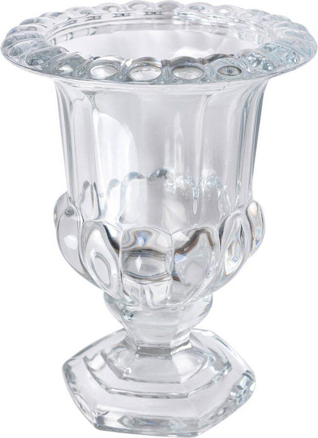 Clayre & Eef Vaas Ø 15x20 cm Transparant Glas