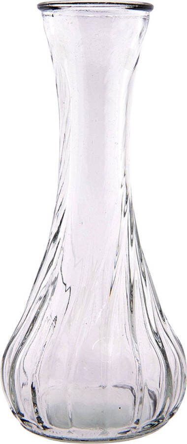 Clayre & Eef Vaas Ø 6x15 cm Glas Glazen Vaas