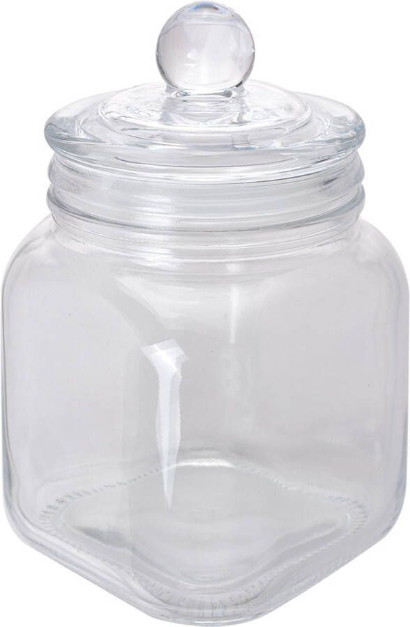 Clayre & Eef Voorraadpot 750 ml Transparant Glas Transparant