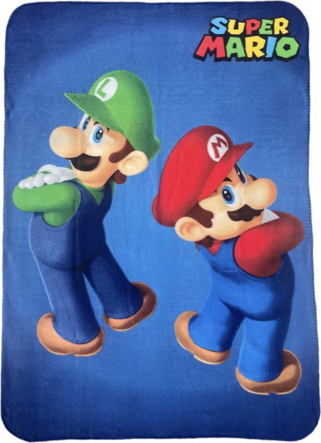 CLD Distribution S.A. Nintendo Super Mario & Luigi Polar Plaid 100 x 140cm