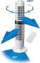 Clean Air Optima CA-406W Design Torenventilator Ventilator met Temperatuursensor Dynamische luchtstroom Timerfunctie Stoffilter Oscillatie: 90º en 360º - Thumbnail 1