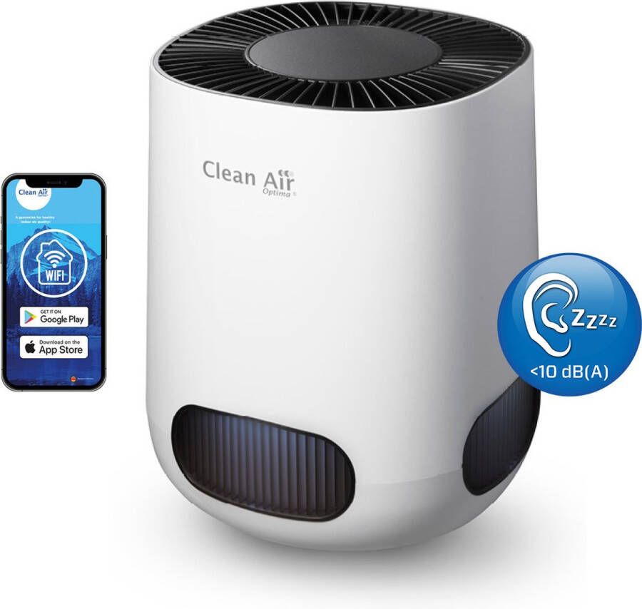 Clean Air Optima CA-502 Desktop Smart Intelligente HEPA Ionisator Luchtreiniger 360° Airflow Extreem stil met sleepmode!