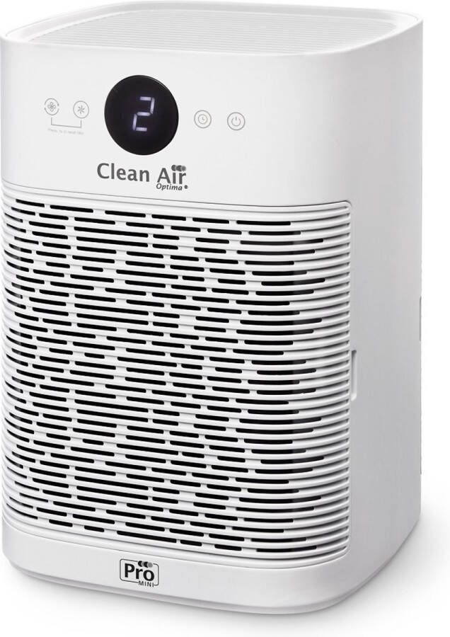 Clean Air Optima CA-502Pro Mini HEPA UV-C Ionisator Luchtreiniger 9-voudig OFT filtratie systeem Ultrastil met sleepmode! 10dB(A)