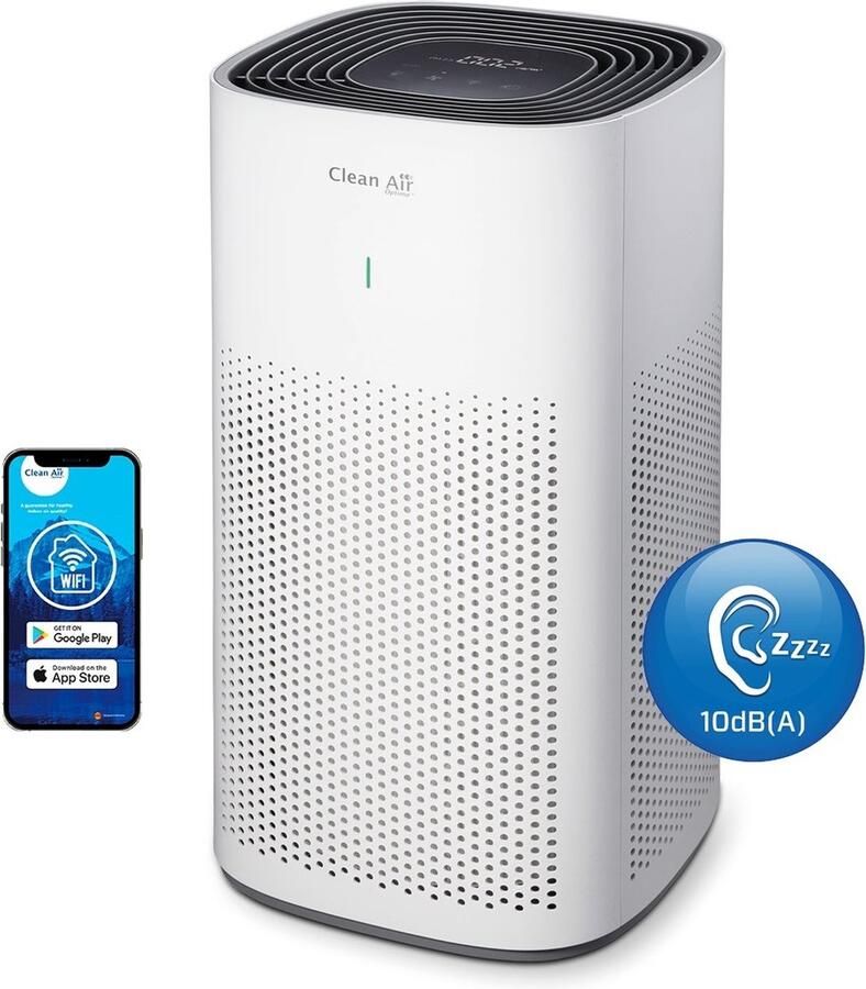 Clean Air Optima CA-507 Smart Intelligente HEPA Ionisator Luchtreiniger 360° Airflow Extreem stil met sleepmode! - Foto 2