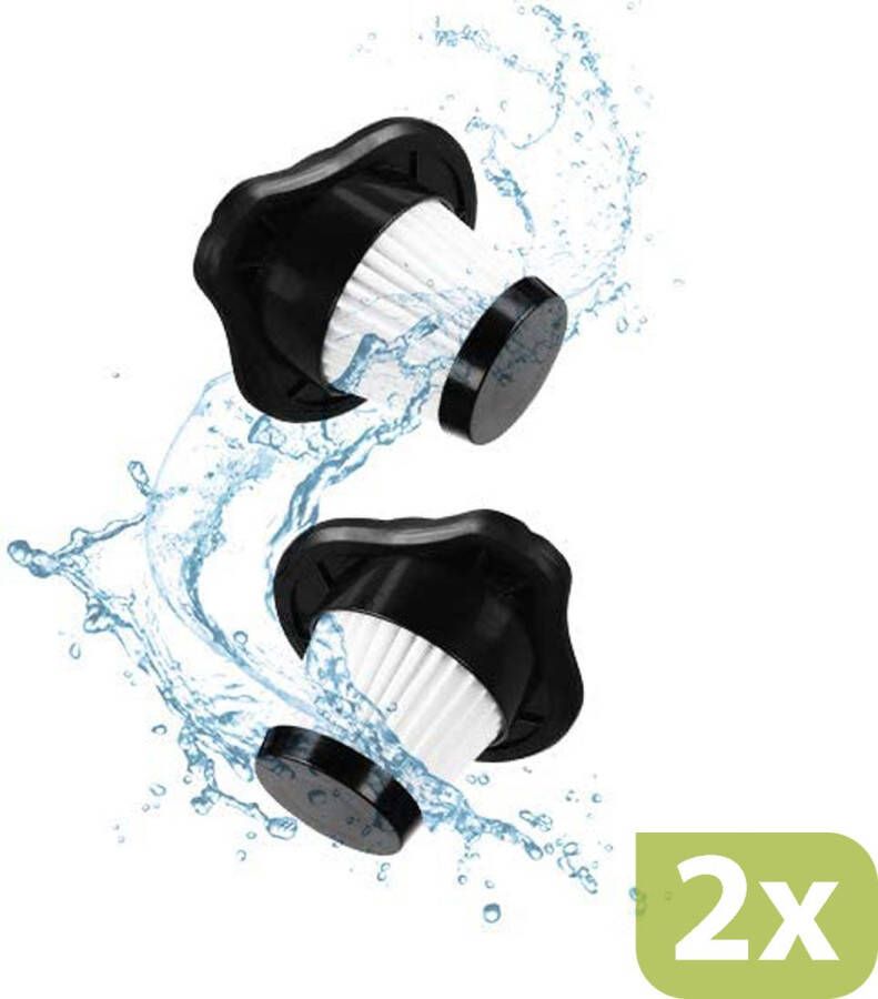 Cleanforce HEPA filter voor Kruimelzuiger Set van 2 Stuks Wasbare HEPA filter