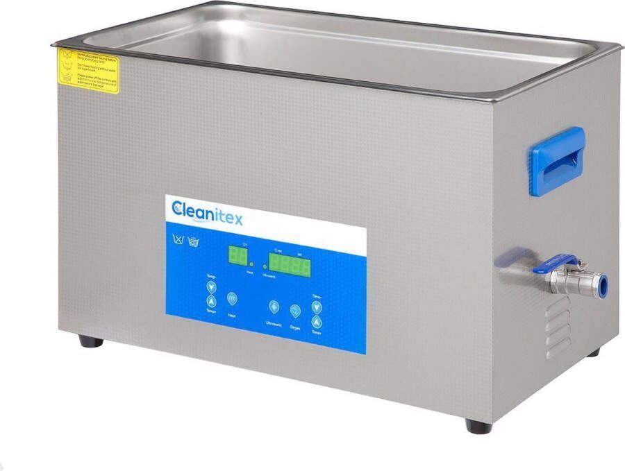 Cleanitex CXD20 21 liter set Ultrasoon reiniger met een krachtige reiniging (Ultrasoonbad ultrasoon baden reinigingsbad ultrasone reiniger carburateur reinigers ultrasonic cleaner injectoren brillen apparaat)