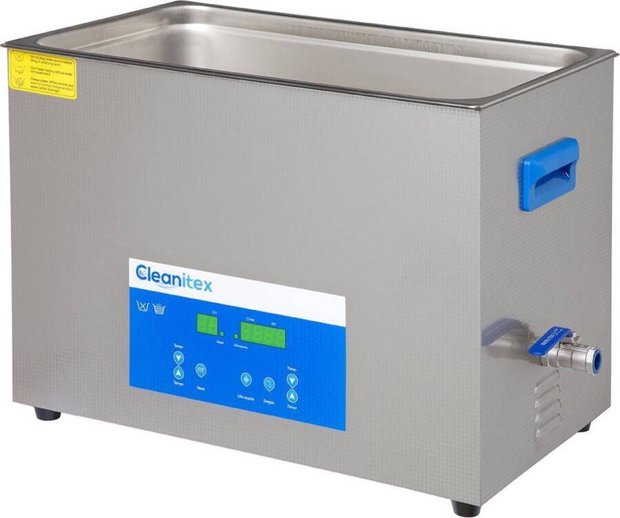 Cleanitex CXD27 27 liter set | Professionele ultrasoon reiniger met een krachtige reiniging (Ultrasoonbad ultrasoon baden reinigingsbad ultrasone reiniger carburateur reinigers ultrasonic cleaner injectoren brillen apparaat)