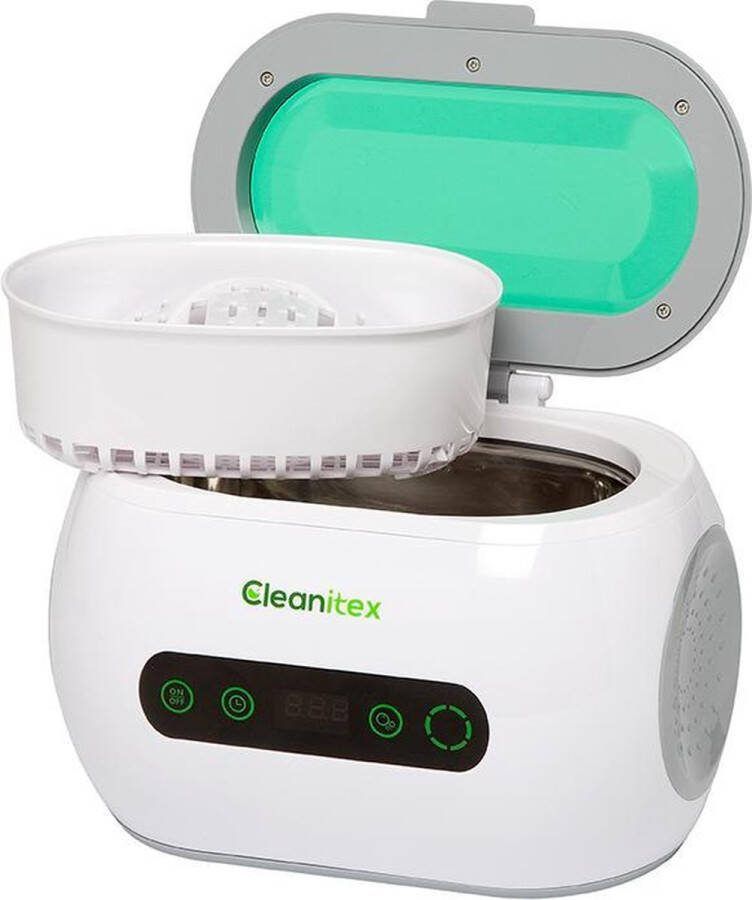 Cleanitex CXH06 0 6 liter Incl. 100ml ultrasoon vloeistof ultrasoon reiniger met krachtige reiniging (ultrasoonbad ultrasoonbaden ultrasone reiniger reinigers ultrasonic cleaner brillen apparaat pedicure)