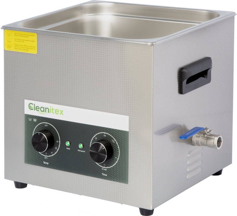 Cleanitex CXH15 – 13 5 liter set | Ultrasoon reiniger met een krachtige reiniging (Ultrasoonbad ultrasoon baden reinigingsbad ultrasone reiniger reinigers ultrasonic cleaner sieraden brillen apparaat pedicure)