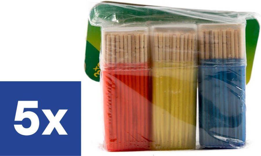 Cleany Cocktailprikkers 5 x 450 prikkers